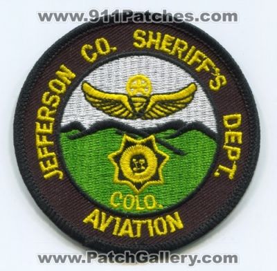Jefferson County Sheriffs Department Aviation Patch (Colorado) (Defunct)
[b]Scan From: Our Collection[/b]
Keywords: co. dept. office helicopter airplane