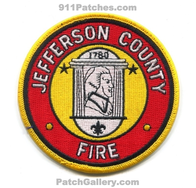 Jefferson County Fire Department Patch (Kentucky)
Scan By: PatchGallery.com
Keywords: dept. 1780