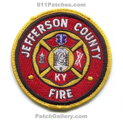 Jefferson County Fire Department Patch (Kentucky)
Scan By: PatchGallery.com
Keywords: co. dept.