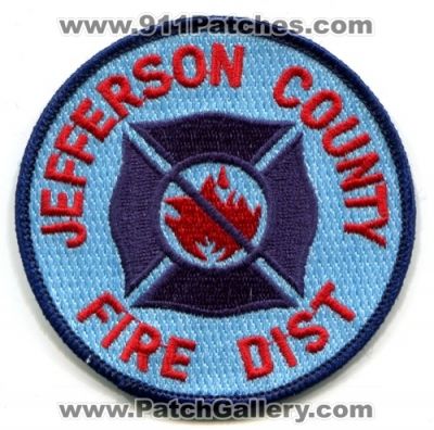 Jefferson County Fire District Patch (Oregon)
Scan By: PatchGallery.com
Keywords: dist. department dept.