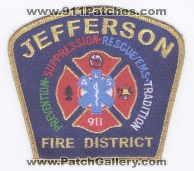 Jefferson Fire District (Oregon)
Thanks to Paul Howard for this scan.
Keywords: prevention suppression rescue ems tradition als 911