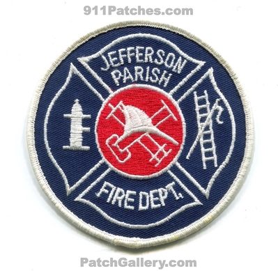 Jefferson Parish Fire Department Patch (Louisiana)
Scan By: PatchGallery.com
Keywords: dept.