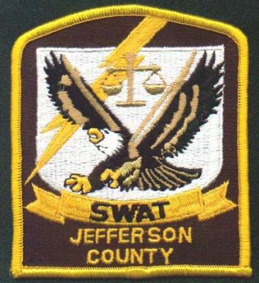 Jefferson County Sheriff SWAT
Thanks to EmblemAndPatchSales.com for this scan.
Keywords: alabama s.w.a.t.