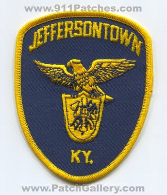 Jeffersontown Fire Department Patch (Kentucky)
Scan By: PatchGallery.com
Keywords: dept. ky.