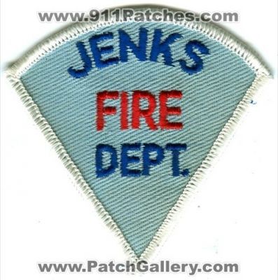 Jenks Fire Department (Oklahoma)
Scan By: PatchGallery.com
Keywords: dept.