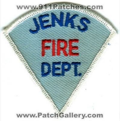 Jenks Fire Department (Oklahoma)
Scan By: PatchGallery.com
Keywords: dept.