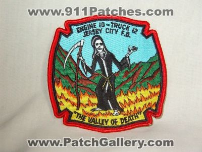 Jersey City Fire Department Engine 10 Truck 12 (New Jersey)
Thanks to Walts Patches for this picture.
Keywords: f.d. fd