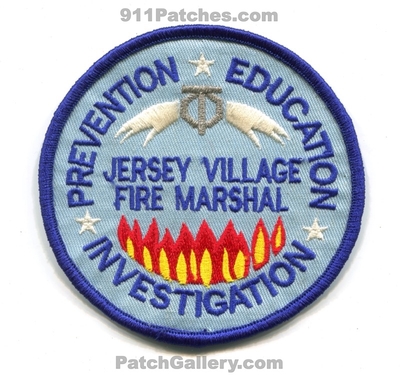 Jersey Village Fire Department Fire Marshal Patch (Texas)
Scan By: PatchGallery.com
Keywords: dept. prevention education investigation
