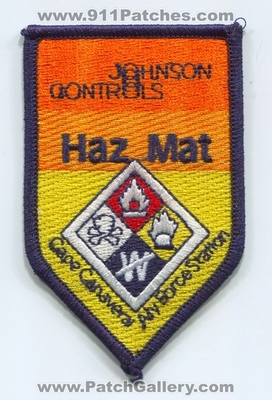 Johnson Controls Fire Department Haz-Mat Cape Canaveral Air Force Station Patch (Florida)
Scan By: PatchGallery.com
Keywords: Dept. HazMat Hazardous Materials AFS A.F.S. Space Shuttle USAF Military