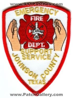 Johnson County Fire Department Emergency Support Service Patch (Texas)
Scan By: PatchGallery.com
Keywords: co. dept.