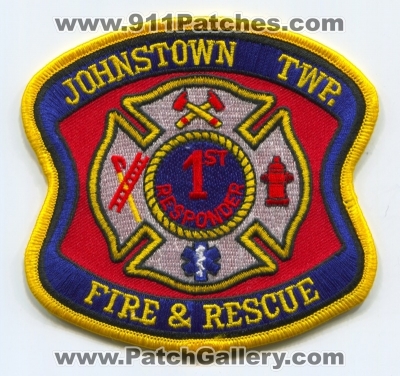Johnstown Township Fire and Rescue Department 1st Responder Patch (Michigan)
Scan By: PatchGallery.com
Keywords: twp. & dept. first