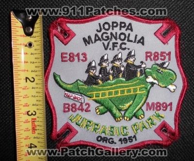 Joppa Magnolia Volunteer Fire Company Engine 813 Rescue 851 Battalion 842 Medic 891 (Maryland)
Thanks to Matthew Marano for this picture.
Keywords: v.f.c. vfc e813 r851 b842 m891