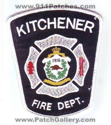 Kitchener Fire Department (Canada)
Thanks to Dave Slade for this scan.
Keywords: dept.