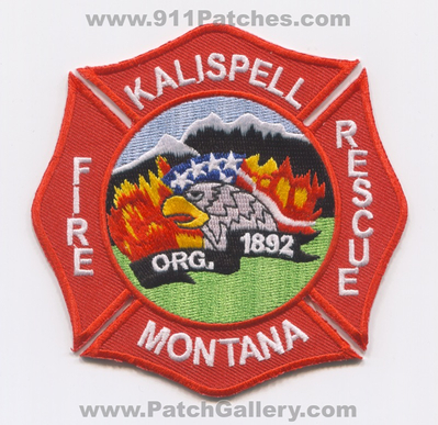 Kalispell Fire Rescue Department Patch (Montana)
Scan By: PatchGallery.com
Keywords: dept. org. 1892 eagle