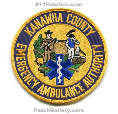 Kanawha County Emergency Ambulance Authority EMS Patch (West Virginia)
Scan By: PatchGallery.com
Keywords: co. medical services emt paramedic