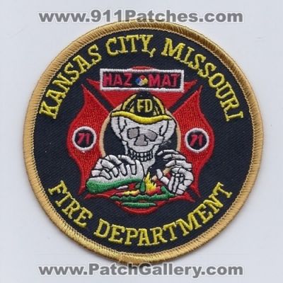 Kansas City Fire Department Station 71 (Missouri)
Thanks to Paul Howard for this scan.
Keywords: dept. company hazmat haz-mat