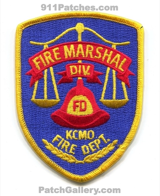 Kansas City Fire Department Fire Marshal Division Patch (Missouri)
Scan By: PatchGallery.com
Keywords: dept. kcfd k.c.f.d. kcmo div.