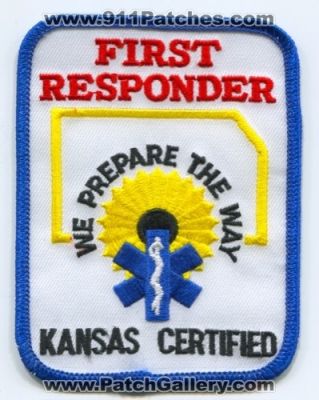 Kansas State First Responder (Kansas)
Scan By: PatchGallery.com
Keywords: ems certified we prepare the way