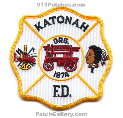 Katonah Fire Department Patch (New York)
Scan By: PatchGallery.com
Keywords: dept. fd org. 1874