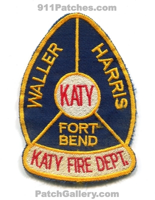 Katy Fire Department Patch (Texas)
Scan By: PatchGallery.com
Keywords: dept. waller harris fort ft. bend