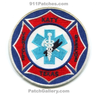 Katy Fire Department Vehicle Rescue Patch (Texas)
Scan By: PatchGallery.com
Keywords: dept.
