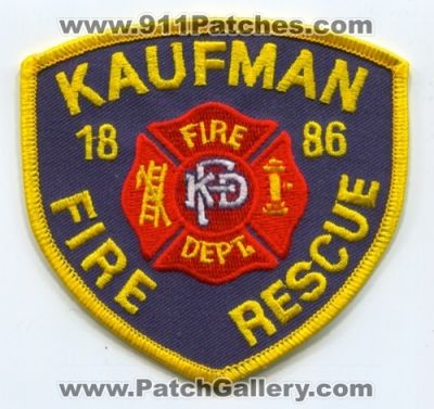 Kaufman Fire Rescue Department (Texas)
Scan By: PatchGallery.com
Keywords: dept.