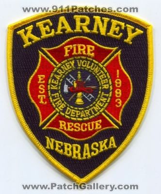 Kearney Volunteer Fire Rescue Department (Nebraska)
Scan By: PatchGallery.com
Keywords: vol. dept.