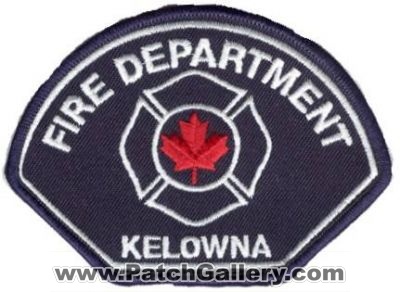 Kelowna Fire Department (Canada BC)
Thanks to zwpatch.ca for this scan.
