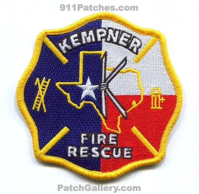 Kempner Fire Rescue Department Patch (Texas)
Scan By: PatchGallery.com
Keywords: dept.