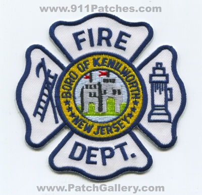 Kenilworth Borough Fire Department Patch (New Jersey)
Scan By: PatchGallery.com
Keywords: of dept.