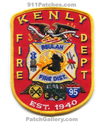 Kenly Fire Department Beulah District Patch (North Carolina)
Scan By: PatchGallery.com
Keywords: dept. dist. est. 1940
