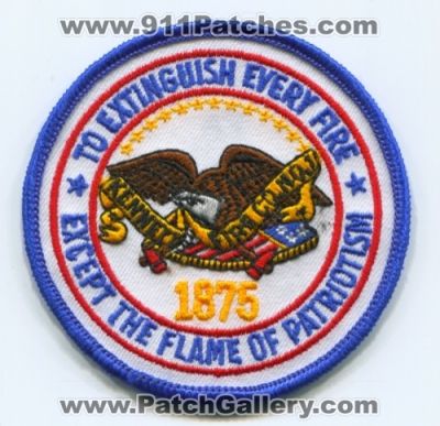 Kennett Fire Company Number 1 (Pennsylvania)
Scan By: PatchGallery.com
Keywords: co. no. #1 department dept. to extinguish every fire except the flame of patriotism