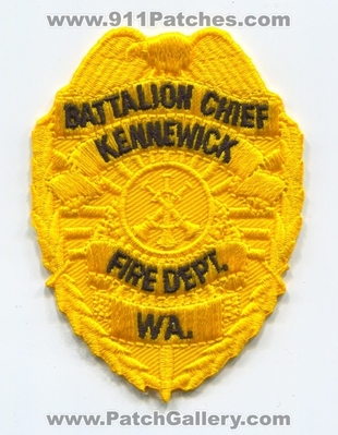 Kennewick Fire Department Battalion Chief Patch (Washington)
Scan By: PatchGallery.com
Keywords: dept. wa.