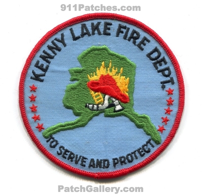 Kenny Lake Fire Department Patch (Alaska)
Scan By: PatchGallery.com
Keywords: dept. to serve and protect
