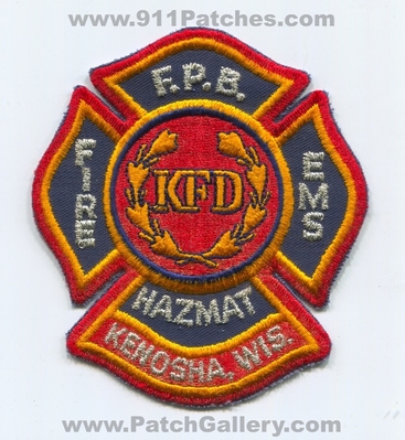 Kenosha Fire Department Patch (Wisconsin)
Scan By: PatchGallery.com
Keywords: dept. kfd wis. f.p.b. fpb ems hazmat haz-mat