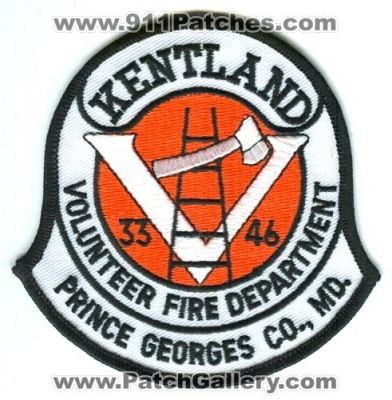 Kentland Volunteer Fire Department (Maryland)
Scan By: PatchGallery.com
Keywords: vol. dept. prince georges co. county md. 33 46