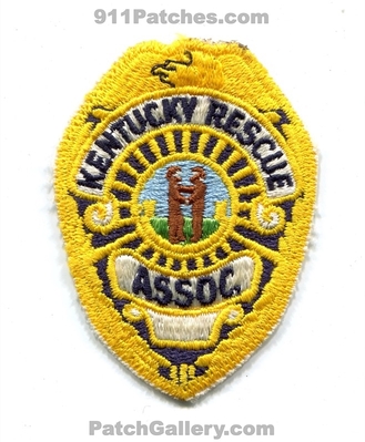 Kentucky Rescue Association Patch (Kentucky)
Scan By: PatchGallery.com
Keywords: assoc. assn. ems