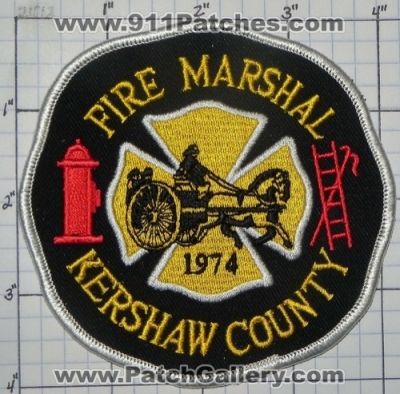 Kershaw County Fire Marshal (South Carolina)
Thanks to swmpside for this picture.
