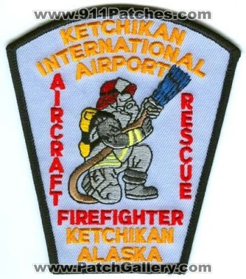 Ketchikan International Airport Aircraft Rescue FIrefighter (Alaska)
Scan By: PatchGallery.com
Keywords: arff cfr crash firefighting department dept.