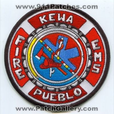 Kewa Pueblo Fire Department Patch (New Mexico)
Scan By: PatchGallery.com
Keywords: dept. ems