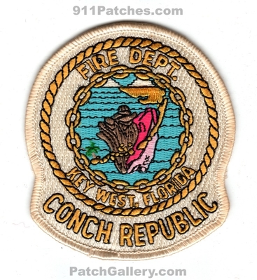Key West Fire Department Conch Republic Patch (Florida)
Scan By: PatchGallery.com
Keywords: dept.