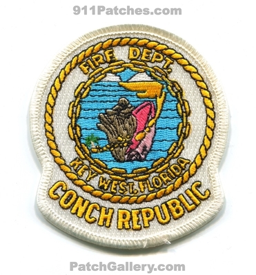 Key West Fire Department Patch (Florida)
Scan By: PatchGallery.com
Keywords: dept. conch republic