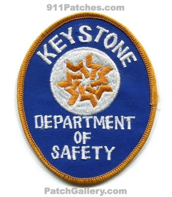 Keystone Department of Safety Patch (Colorado)
[b]Scan From: Our Collection[/b]
Keywords: dept.