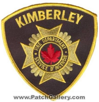 Kimberley Fire Department (Canada BC)
Thanks to zwpatch.ca for this scan.
