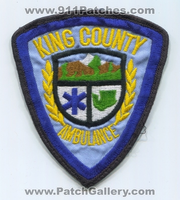 King County Ambulance EMS Patch (Washington)
Scan By: PatchGallery.com
Keywords: co. emt paramedic