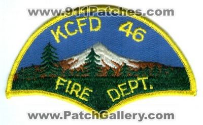 King County Fire District 46 (Washington)
Scan By: PatchGallery.com
Keywords: co. dist. number no. #46 department dept. kcfd