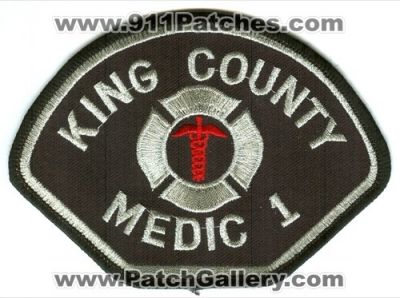 King County Medic 1 Patch (Washington)
[b]Scan From: Our Collection[/b]
Keywords: ems co. one