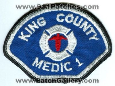 King County Medic 1 Patch (Washington)
[b]Scan From: Our Collection[/b]
Keywords: ems co. one