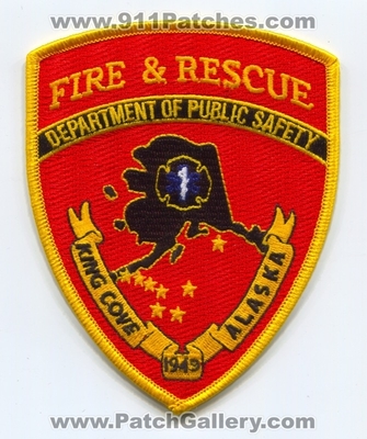 King Cove Fire and Rescue Department of Public Safety DPS Patch (Alaska)
Scan By: PatchGallery.com
Keywords: & dept. d.p.s.