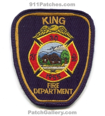 King Fire Department 30 Patch (North Carolina)
Scan By: PatchGallery.com
Keywords: dept. 1955